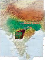 Реальный Рай расположен здесь. Иллюстрация из книги Н. Левашова «Россия в кривых зеркалах»