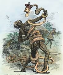 Леопольд II в деле. Карикатура XIX в. на порядки в свободном Конго 