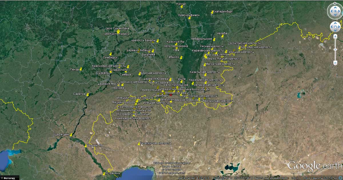 Карта по Пушкину Карта по Пушкину